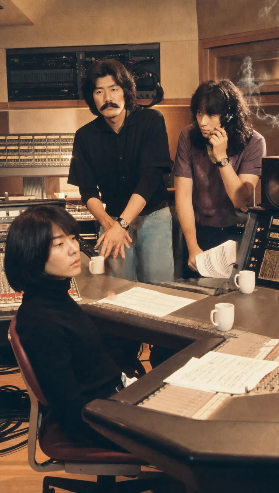 Yankee Boys in the recording studio